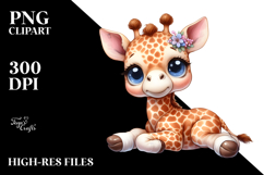 Funny Baby Giraffe | Clipart Product Image 2