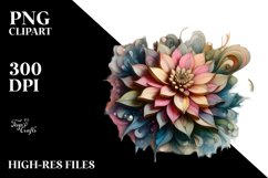 Glossy Zinnia, Transparent PNG Product Image 2