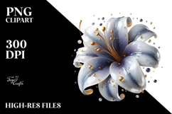Glossy Lily Sublimation PNG Product Image 2