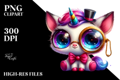 Vibrant Crazy Eyes Baby Unicorn Product Image 2