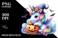 Vibrant Baby Unicorn Clipart Product Image 3