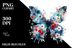 Grungy Butterfly Splashes Product Image 2