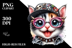Energetic Baby Kitten PNG Product Image 2