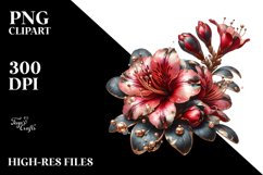 Detailed Glossy Shiny Azalea Clipart Product Image 3