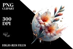 abstract glossy gladiolus glass material Product Image 3