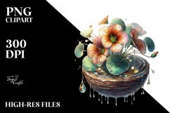 Shiny Nasturtium Clipart Product Image 1