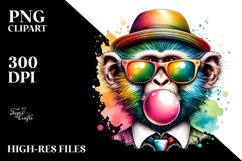 Quirky Monkey Portrait Clipart Product Image 3