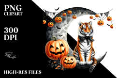 Tiger in Halloween Costume, Transparent PNG Product Image 2