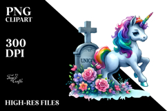 Vibrant Unicorn Hallo | Clipart Product Image 2