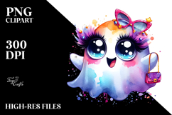Funny Cute Ghost Design, High-Res PNG Product Image 2