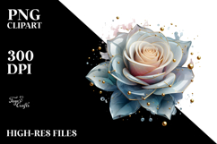 Material Rose Watercolor Splash PNG Product Image 2