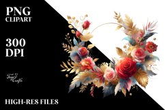 Colorful Watercolor Abstract Horizontal Frame Product Image 3