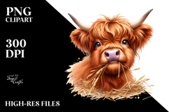 Happy Cow Hay Straw | Clipart Product Image 2