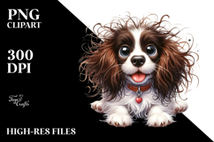 Cute Baby English Springer Spaniel PNG Product Image 2