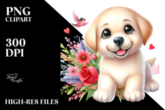 Watercolor Labrador Retriever Cartoon, Transparent PNG Product Image 2