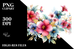 Colorful Hawaiian Flowers with Gold Insertions Product Image 2