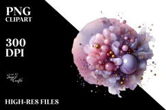 Abstract Lilac PNG Product Image 2