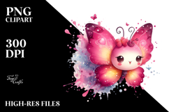 Cute Butterfly PNG Product Image 2