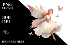 Washed Watercolor Gothic Quirky Witch, Transparent PNG Product Image 2