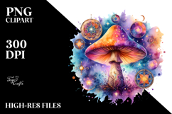 Magical Celestial Mushroom PNG Product Image 2