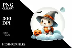 Cute Baby Turtle, Halloween Theme, PNG Product Image 3