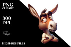 Sarcastic Donkey with Eyebrows Product Image 2
