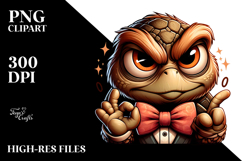 Exaggerated Cute Turtle PNG Product Image 2