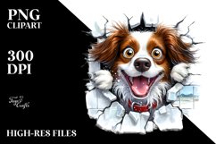 Funny Brittany Sticking Out | Sublimation | Clipart Product Image 3