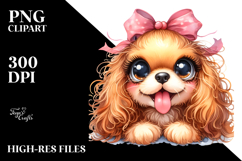 Cute Baby Cocker Spaniel, High-Res PNG Product Image 2