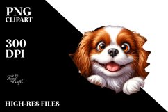 Enthusiastic Spaniel Sticker Clipart Product Image 1