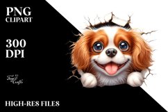 Enthusiastic Spaniel Sticker Clipart Product Image 1