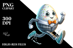 Funny Bunny with Easter Egg PNG Product Image 2