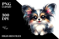 Watercolor Cute Papillon, Transparent PNG Product Image 2