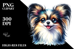 Watercolor Cute Papillon, Transparent PNG Product Image 2
