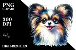 Watercolor Cute Papillon, Transparent PNG Product Image 2