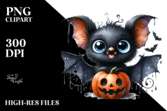 Funny Halloween Bat PNG Product Image 2