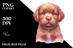 Expressive Chesapeake Bay Retriever in Pastel Colors PNG Product Image 2