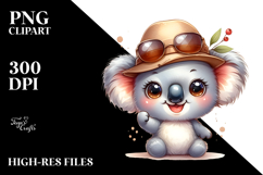 Expressive Baby Koala PNG Product Image 2