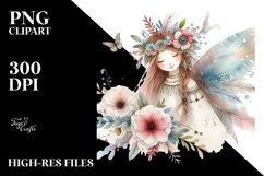 Washed Boho Fairy | Sublimation | Clipart Product Image 3