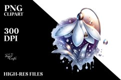 Glossy Snowdrop | Sublimation | Clipart Product Image 3