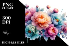 Detailed Vibrant Peonies Product Image 3