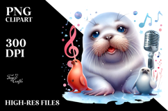 Cute Walrus PNG Product Image 2
