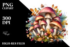 Detailed Mushroom with Splash Product Image 1