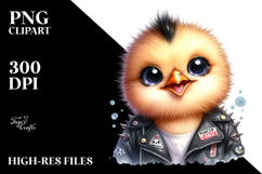 Cute Baby Chicken with Punk Look Product Image 2