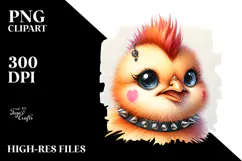 Cute Baby Chicken, High-Res PNG Product Image 2
