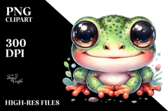 Energetic Baby Frog, Transparent PNG Product Image 2
