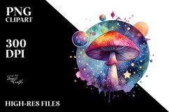 Magical Mushrooms Clipart Product Image 1