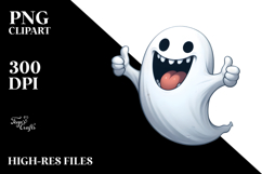 a Funny Ghost Digital PNG Product Image 2
