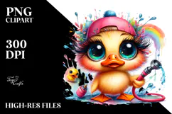 Vibrant Baby Duck Hose PNG Product Image 2