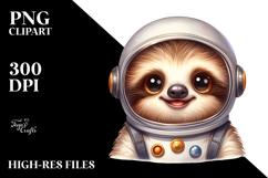 Baby Sloth with Goofy Smile PNG Product Image 2